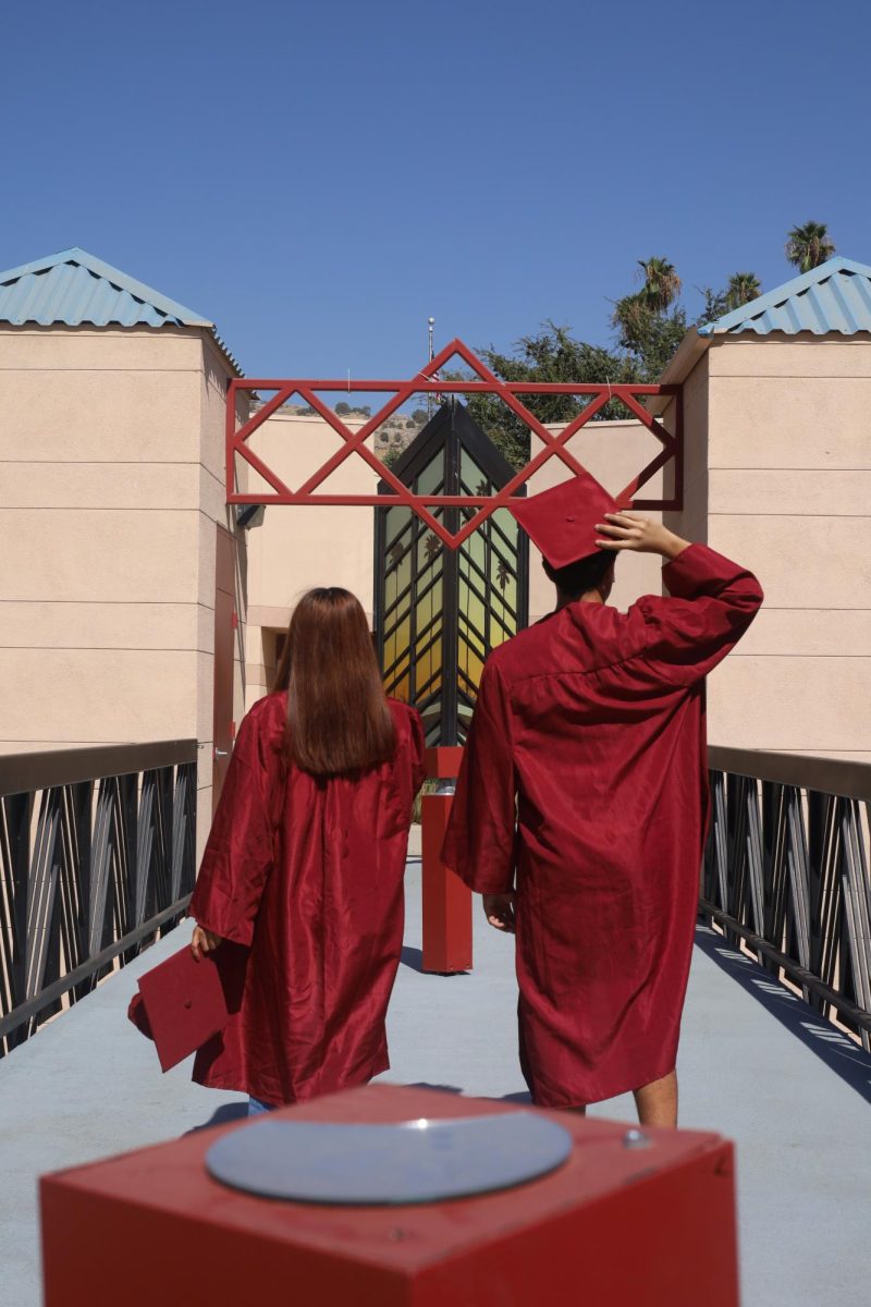 Seniors Brenda Bernal and Gabriel Lemus plan to graduate in December in hopes of moving on to the next chapter in their lives. 