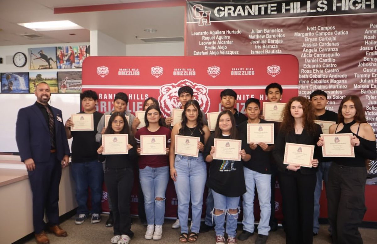 Granite Hills October Students of the Month