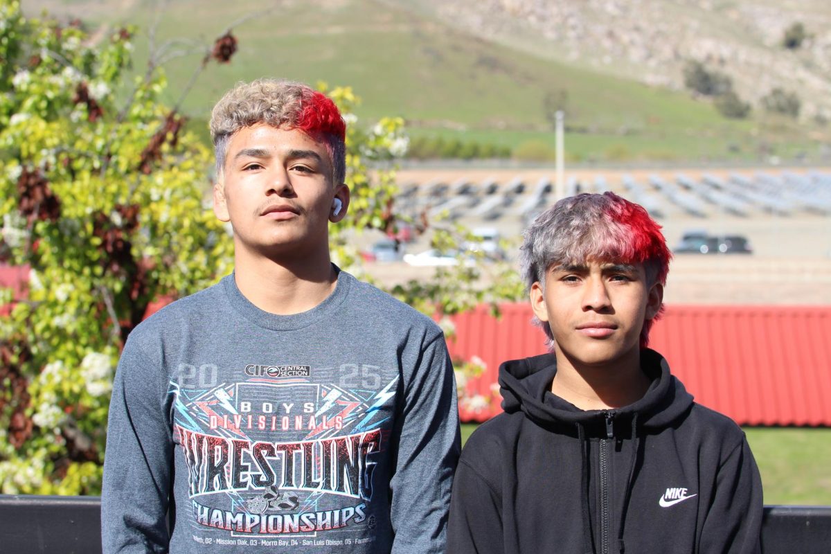 Granite Hills wrestlers Jonathan Duran, left, and Sergio Guadarrama each qualified for the Central Section Masters Wrestling Tournament, which will take place Feb. 21-22 at Selland Arena in Fresno.