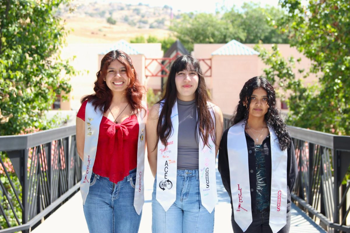 Emily Santoyo, Grace Gonzalez and Rebeca Ortiz are the Granite Hills Class of 2025 Valedictorians.
