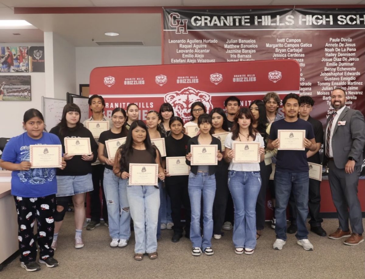 Granite Hills April Students of the Month